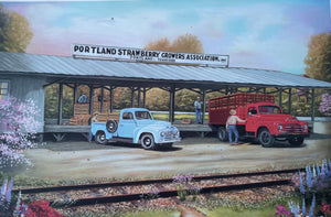 "The Portland Strawberry Growers Association" (In Portland TN) - Print